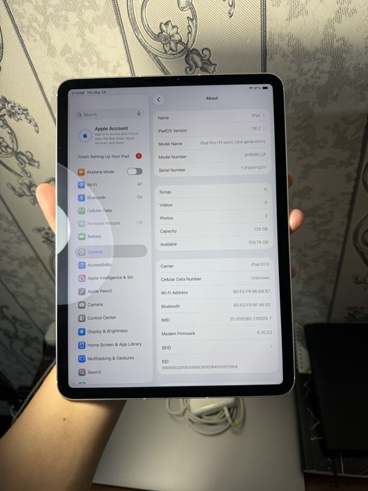 Ipad pro m1  wifi