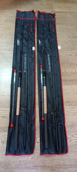 SET 2 Feedere FL BLACK FORCE 3.90 Actiune 60-150g