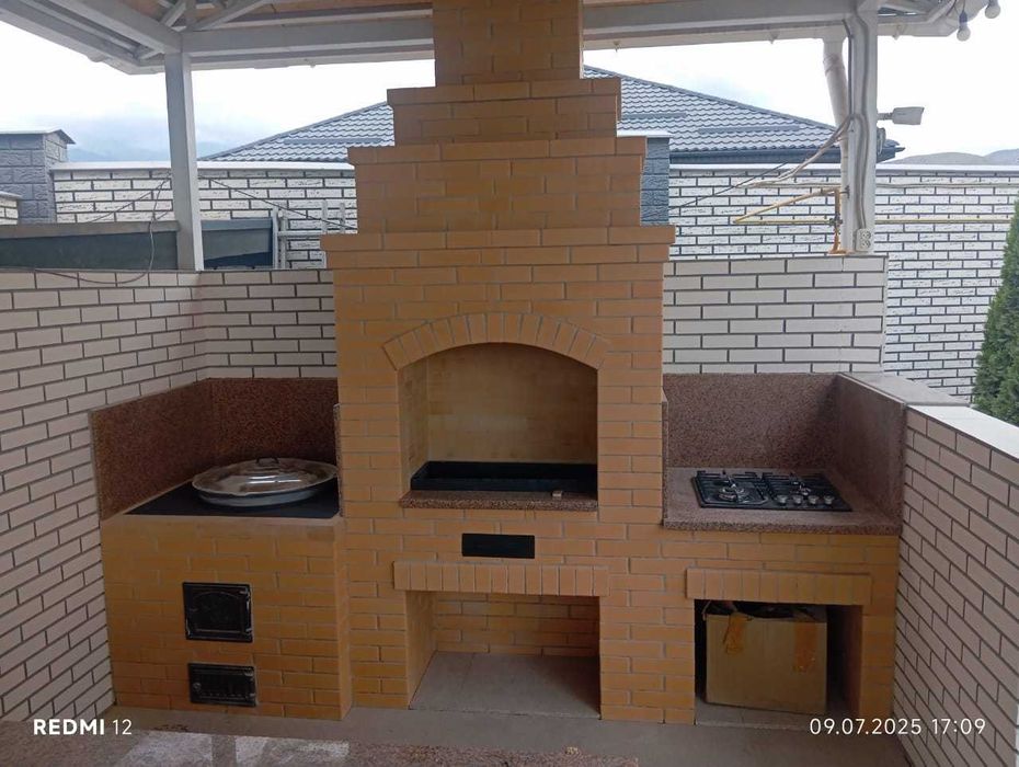 Кладка каминов,барбекю,помпейских печей