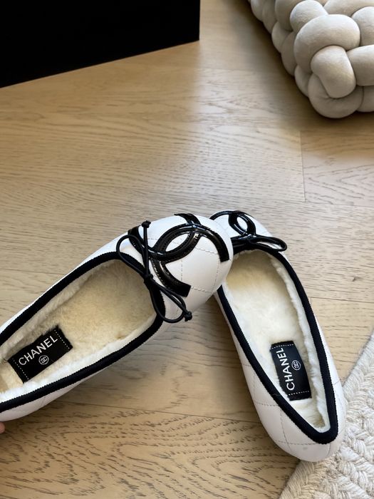Balerini Chanel cu blana