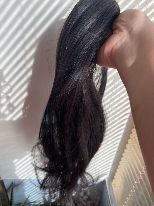 Естествена коса на треси