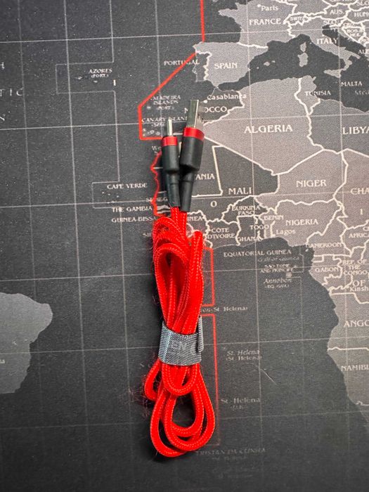 Set 5 cabluri USB-C Baseus + Logitech • Fast Charge • 1–1.5m