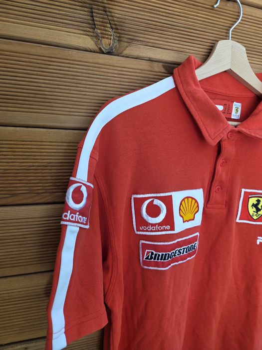 Тениска Fila Ferrari Formula One Vodafone Bridgestone Shell F1 Polo Shirt Men's Size XL