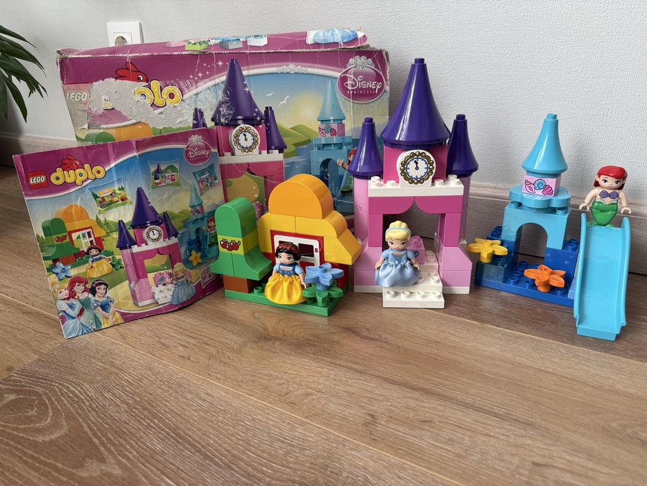 Лего Lego Duplo Оригинал крупные детали, 3 набора с принцессами.