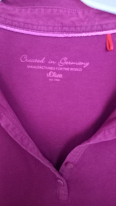 Vand cămașă/ bluza bumbac dama,nr 42/44,mov,perfecta stare,cu guler