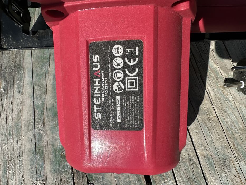 Fierastrau circular Steinhaus, PRO-CS1200, 1200 W, disc 185mm, 5500RPM, 63mm