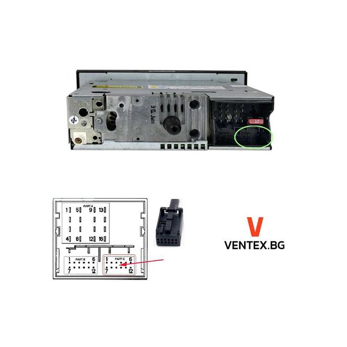 YATOUR Bluetooth адаптер за Peugeot 307, 308, 207,407 Музика Разговори