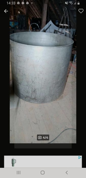 Vand doua bazine inox alimentar ciubar bidon borhot muraturi