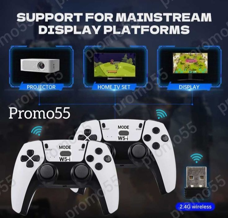 Игрова конзола с вградени игри, TV Game Stick Pro, Super Mario