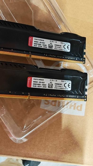 Kit Memorie RAM Desktop Kingston HyperX Fury Black 8GB (2x4GB) DDR4 2133MHz posibil defecte