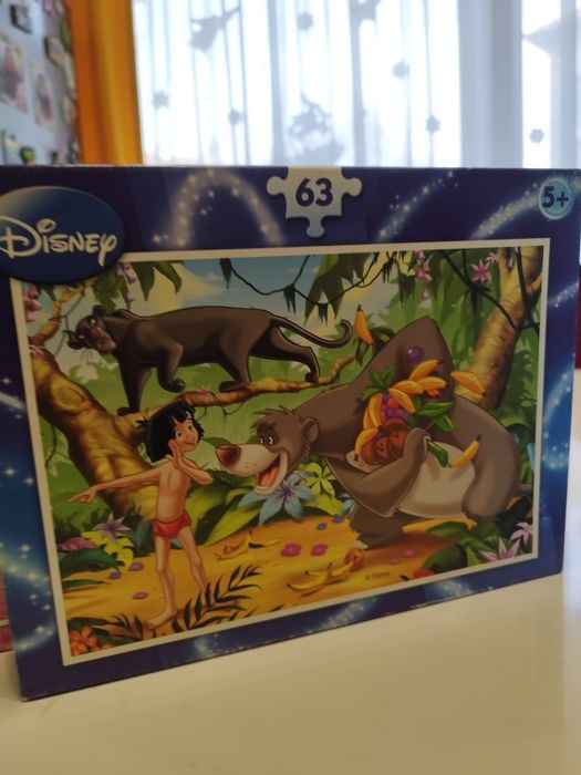 4 броя пъзели на Дисни Disney и един от 500