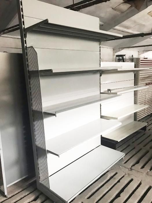 Метални стелажи за супермаркети и магазини