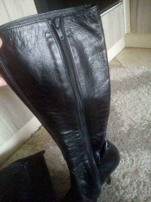 Дамски ботуши естествена кожа "ANGELO"