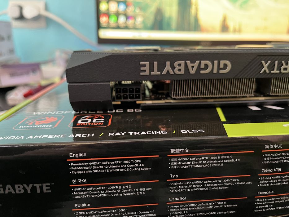Видеокарта Nvidia RTX 3060ti 8 gb