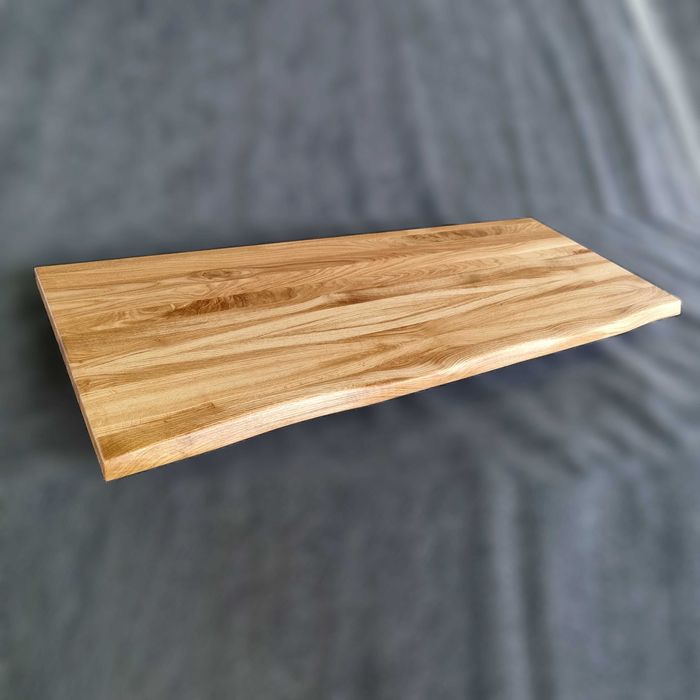Масивен дъбов плот 200x85x40, масло, “жив ръб