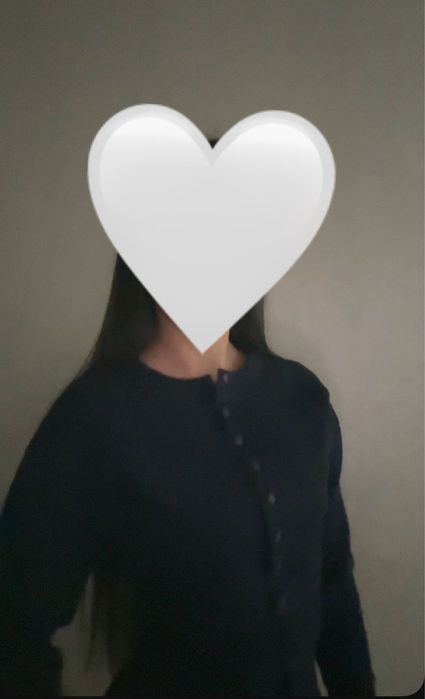 Темно синий кофта