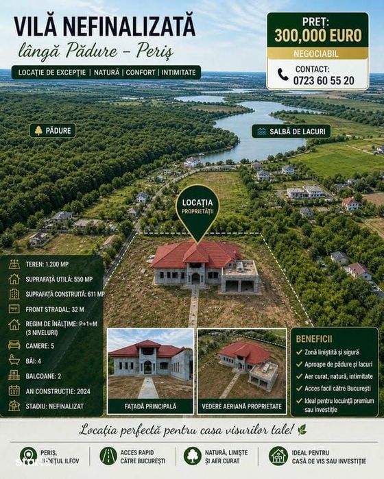 Balteni - Peris,  Vila Rasaritului Forest