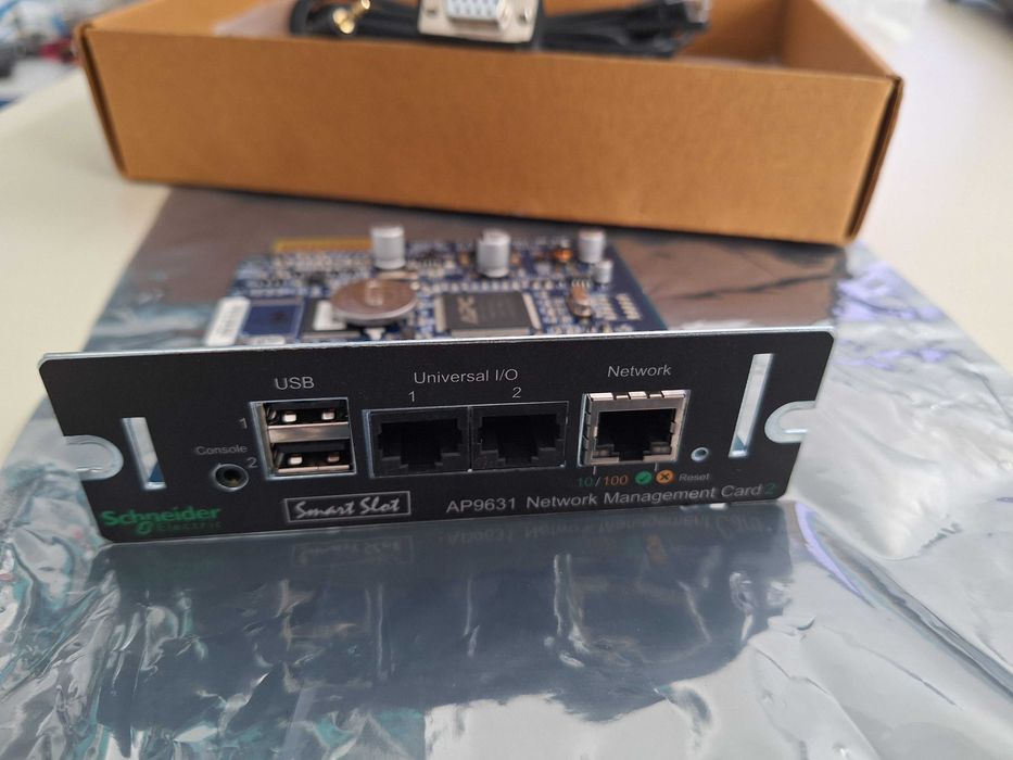 NEW, AP9631 APC Placa de gestionare a reţelei, monitorizarea mediului