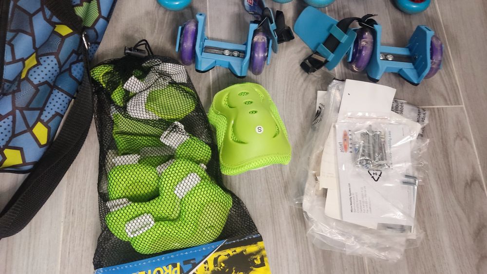 Ролик с размером для детей отличный как новый состояние