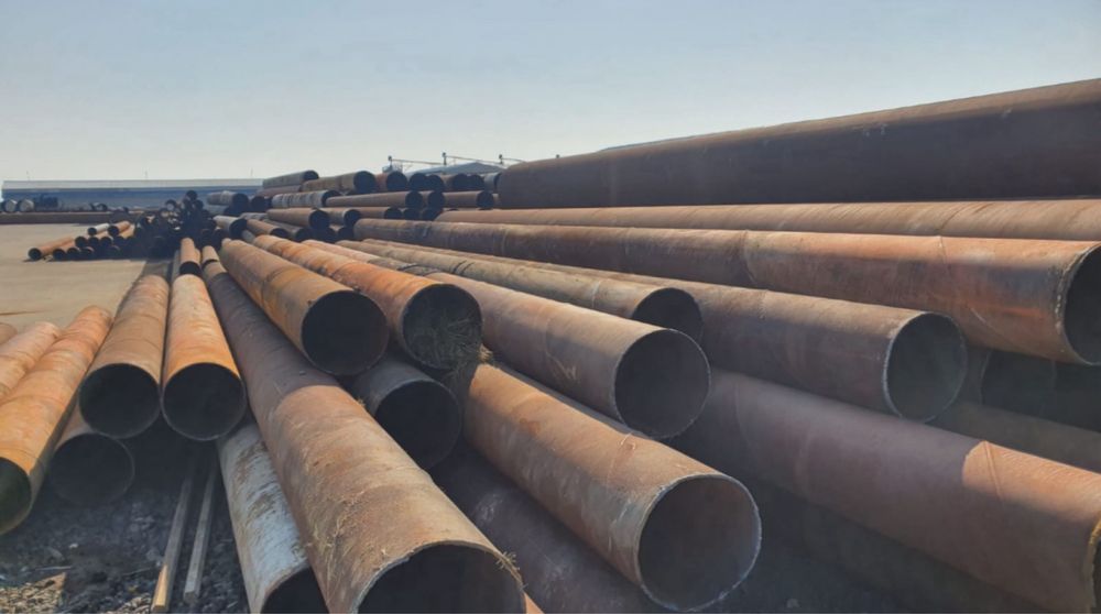 Teava metalica trasa si sudata