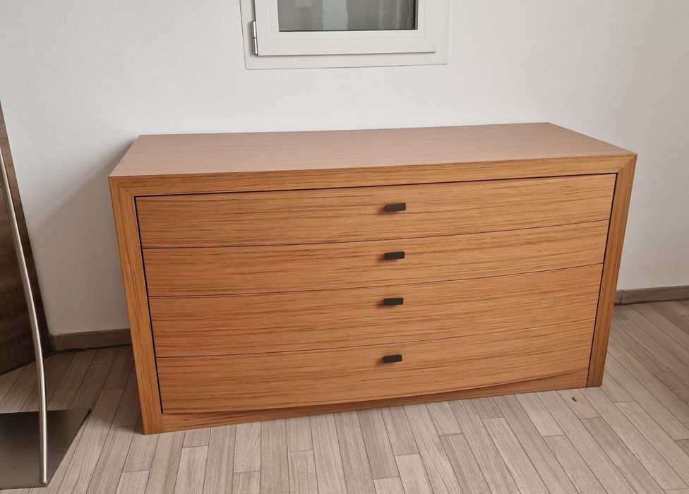 Dormitor complet ITALIA, furnir natural, NOU, transp + montaj GRATUIT