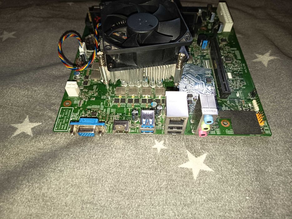 Kit light gaming socket AM4, placa baza HP chipset B350 + cpu Amd Athlon A8 9600 + 8gb ddr4