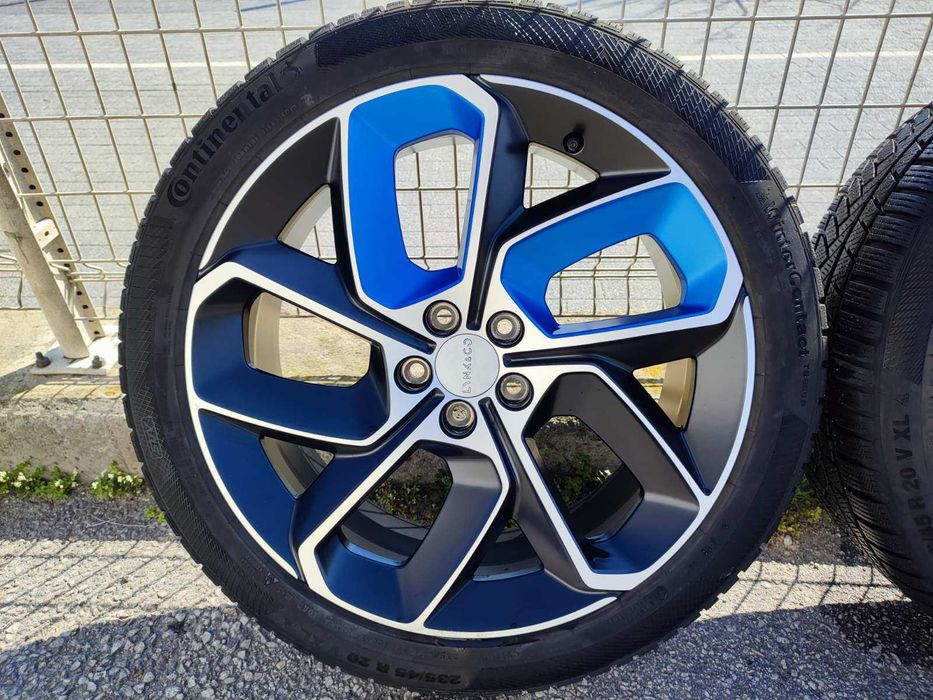 305 - 4бр. Алуминиеви джанти 20" 5x108 с гуми 235/45/20 Link&CO 01