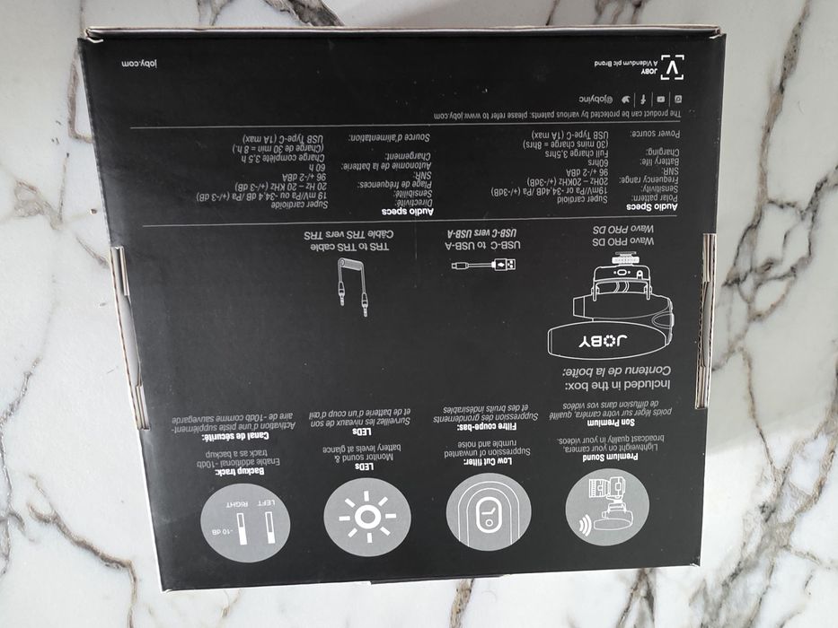 Microfon shotgun profesional Joby Wavo PRO DS - sigilat factura garantie