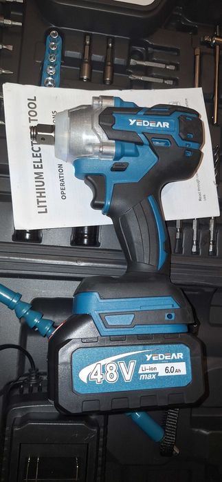 Pistol impact cu trusa biti tubulare service vulcanizare self NOU
