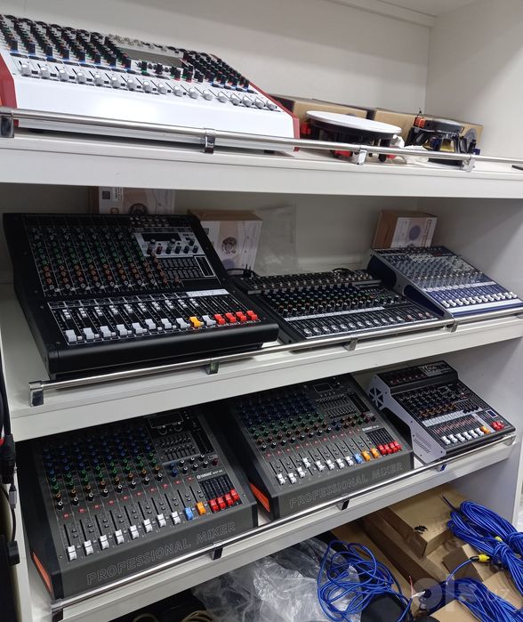 Ремонт микшеров усилителей активных колонок Yamaha Sar Dynacord Alto.