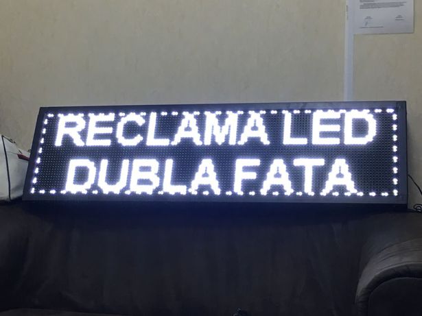 Misuse hedge crab Reclama LED luminoasa panou LED programabile text personalizat 150 lei |  adroa-serv
