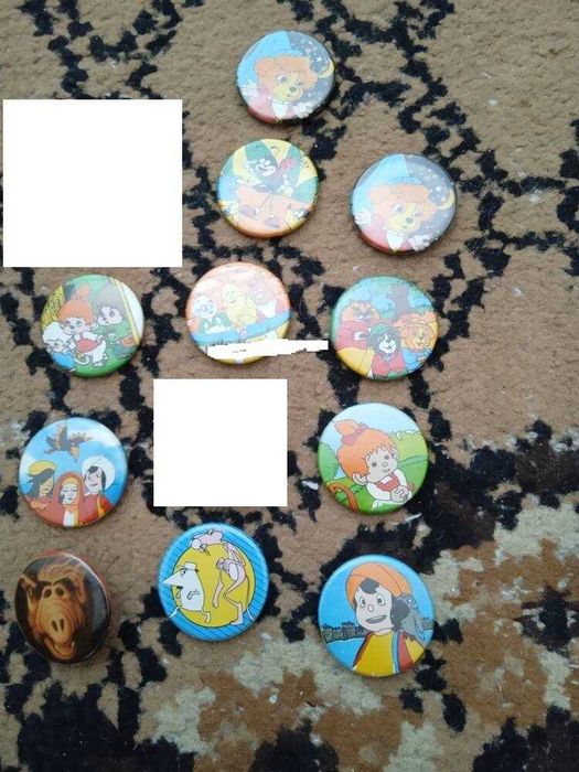 11 броя детски значки от соца