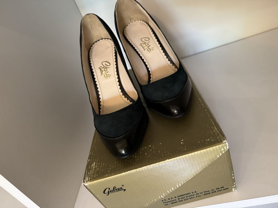 Pantofi clasici piele
