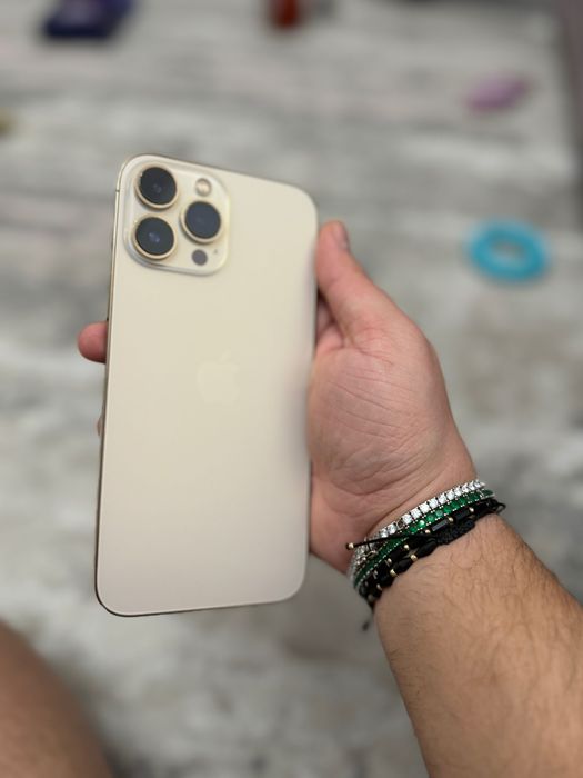 iPhone 13 Pro Max 128GB Gold, stare bună, baterie 75%