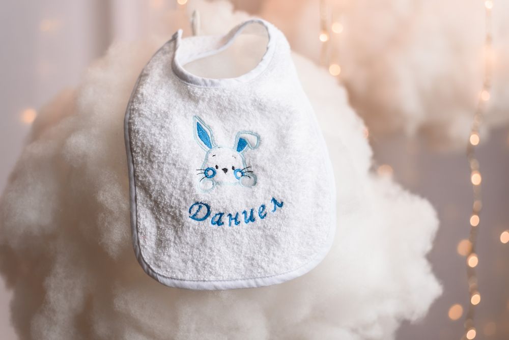 Персонализирана хавлия за кръщене с бродерия/месал/кърпа за погача