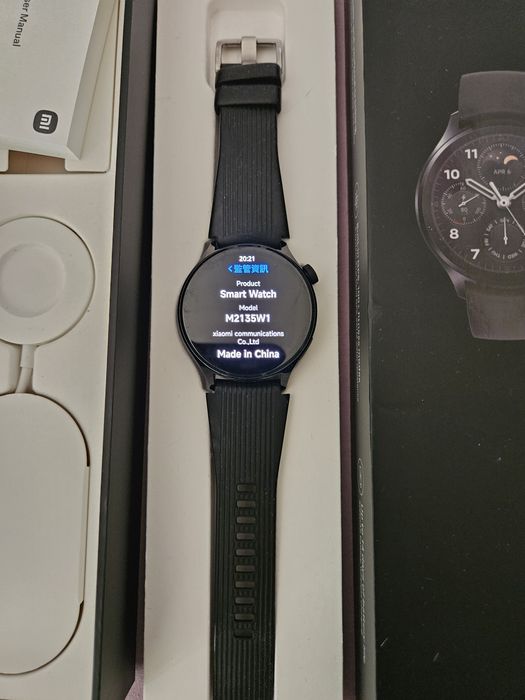 Xiaomi Watch S1 Pro – Без забележки, пълен комплект + 4 допълнителни каишки
