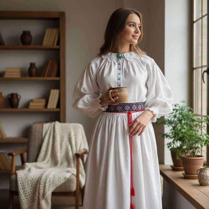 Costum popular autentic Transilvania, ie veche si poale ARAD S-M