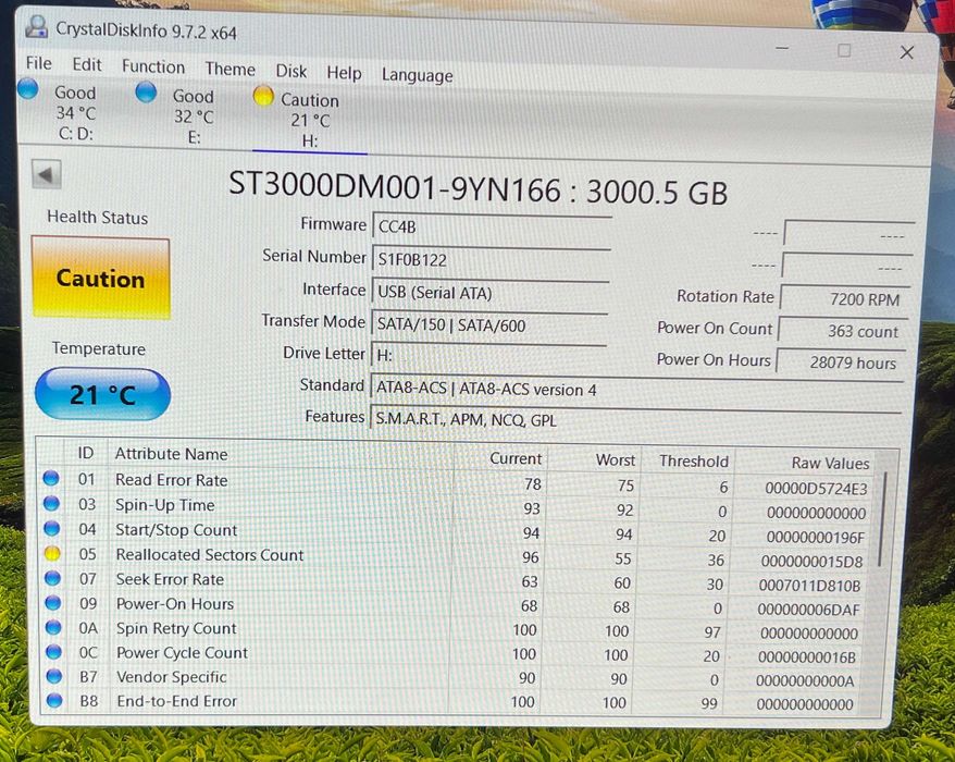 Hard disk 3TB Seagate Barracuda ST3000DM001 SATA 7200rpm