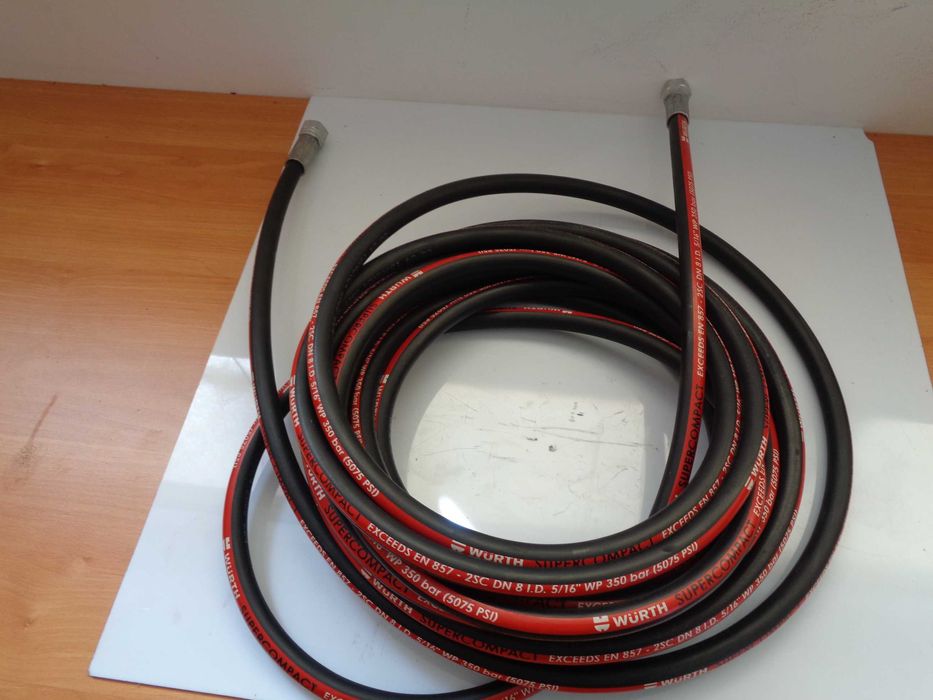 Furtun hidraulic DN8 presiune 350 bar 2 randuri sarma spalatorii