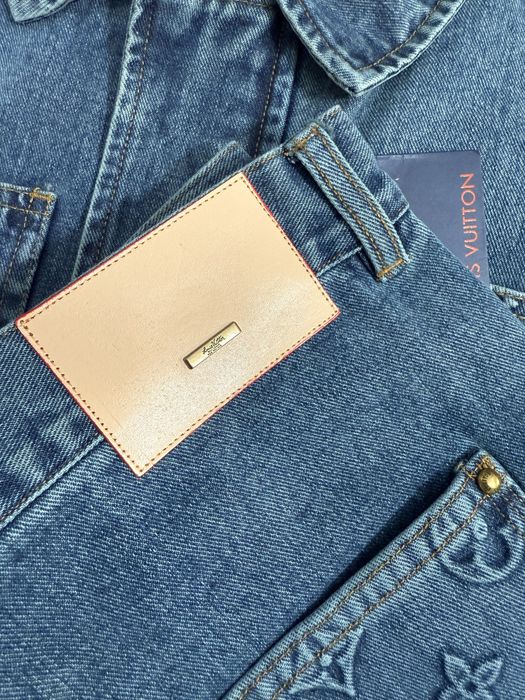 Compleu blugi/denim Louis Vuitton  Carpenter Premium colectie noua