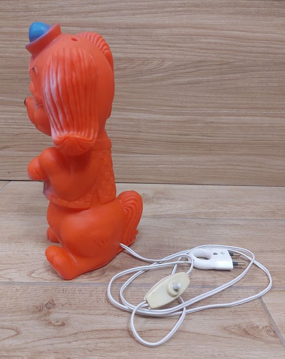Ретро гумена играчка лампа от 1960-1970г.
COMBEX, made in England.