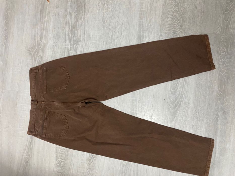 Кафяви актуални дънки нови без етикет