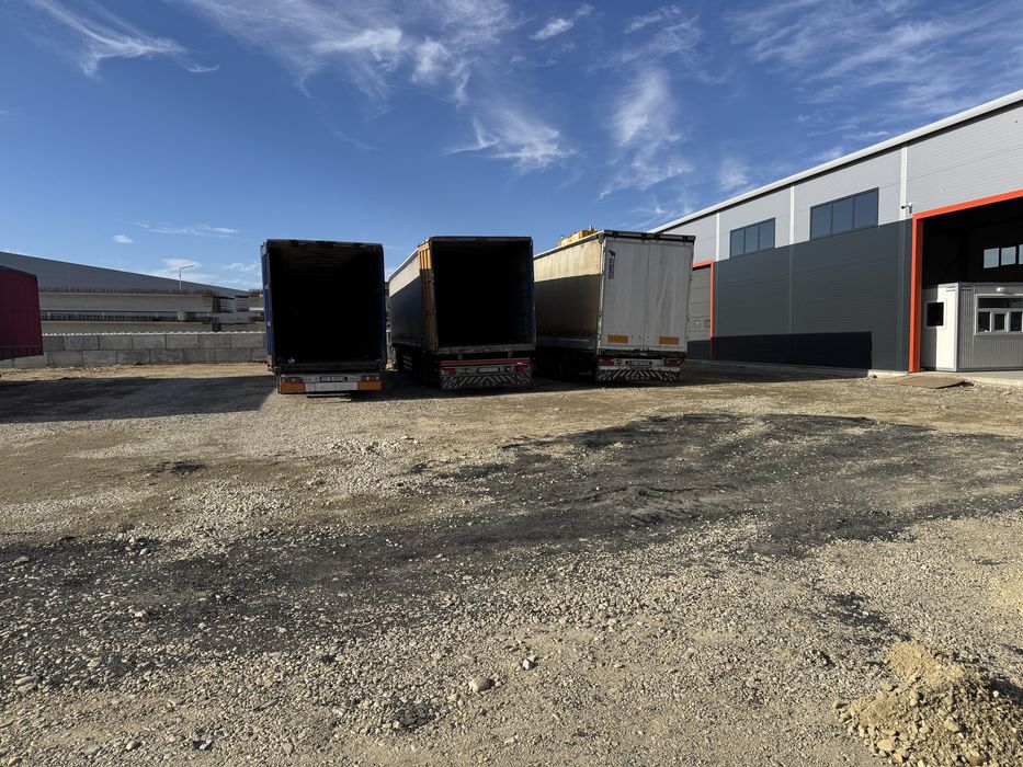 Parcare camione, dube, aututilitare, masini,motociclete in hala