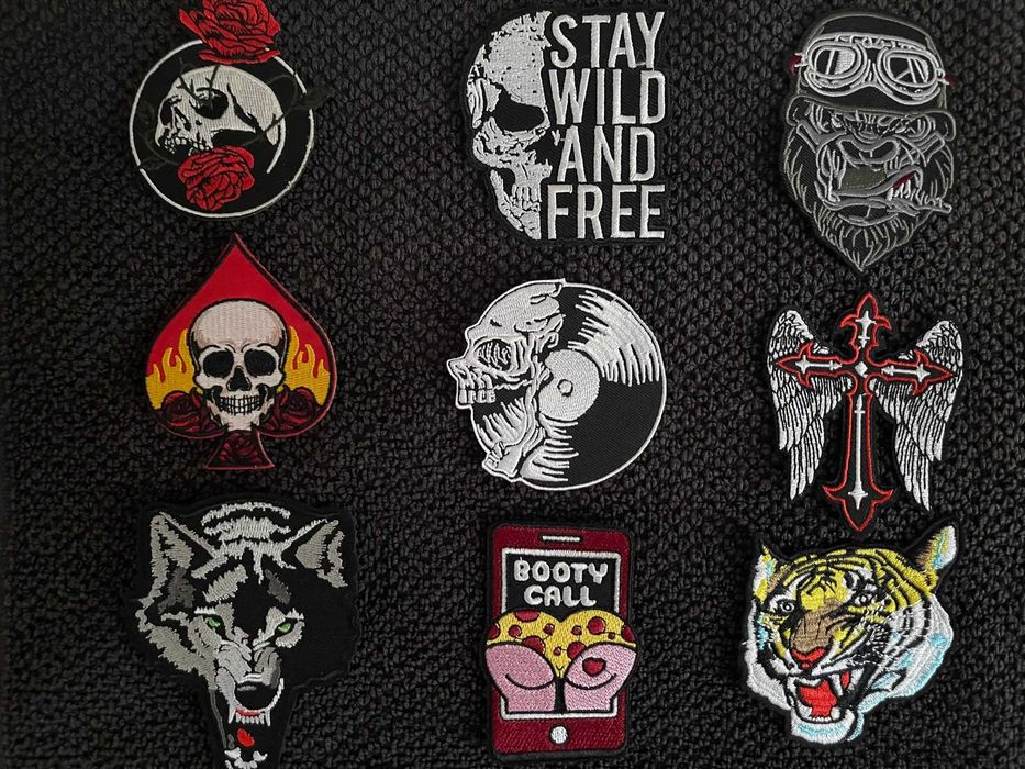 Petic/Patch/Emblema brodat geaca/vesta/etc piele/textil moto/rock/punk