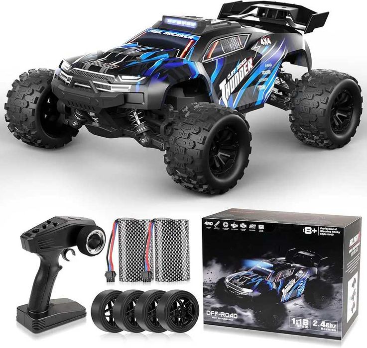 Нова Heliway RC 40 км/ч 4WD, Мащаб 1:18, безчетков мотор с 2 батерии