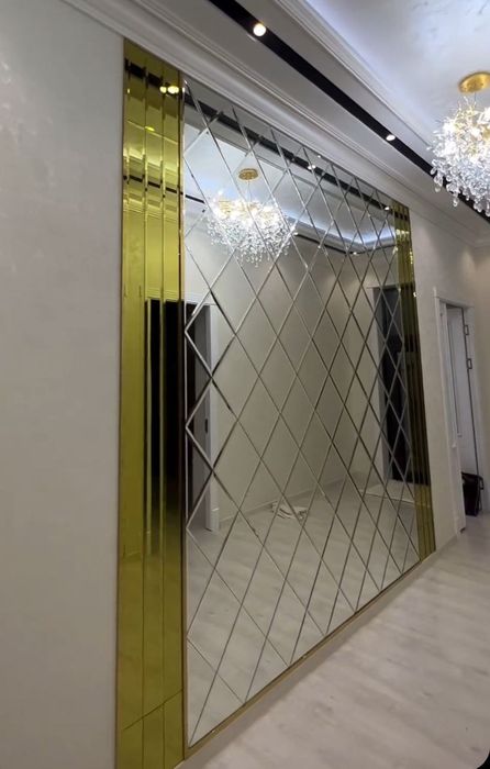 Ромбик Rombik,Тош Ойна кесиш хизмати .интерер Зеркала Мазейка