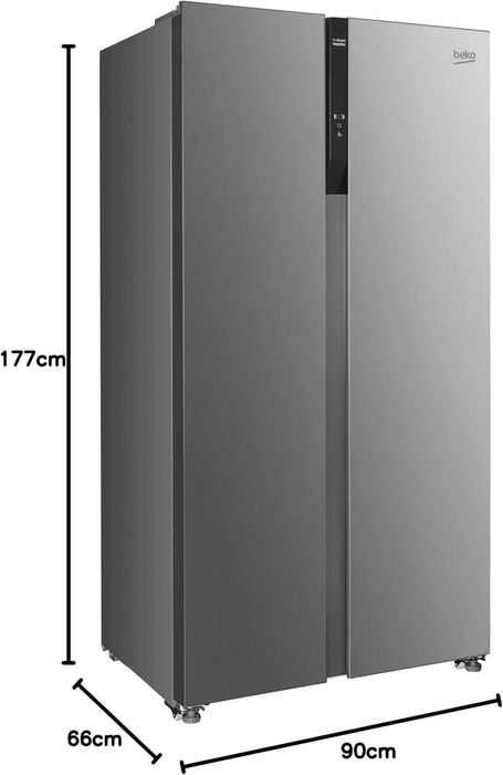Нов хладилник Side-by-side Beko GNO5322XPN, 532 л,
