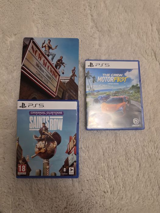 Pachet Jocuri PS5: The Crew Motorfest + Saints Row STEELBOOK Edition (Notorious)