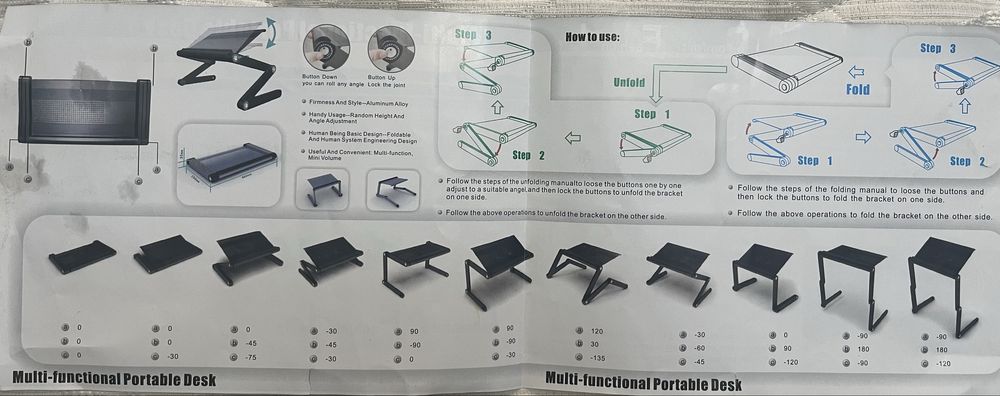 Многофункциональный столик для ноутбука