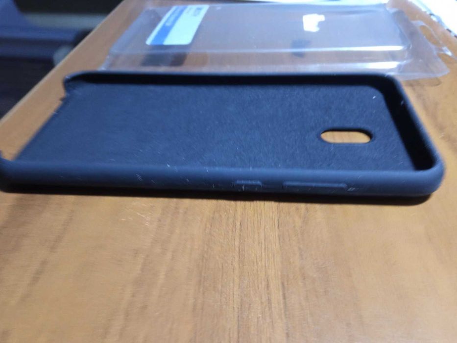 Калъф и Темперирано стъкло за телефон Xiaomi Redmi 9 Black и Redmi 8